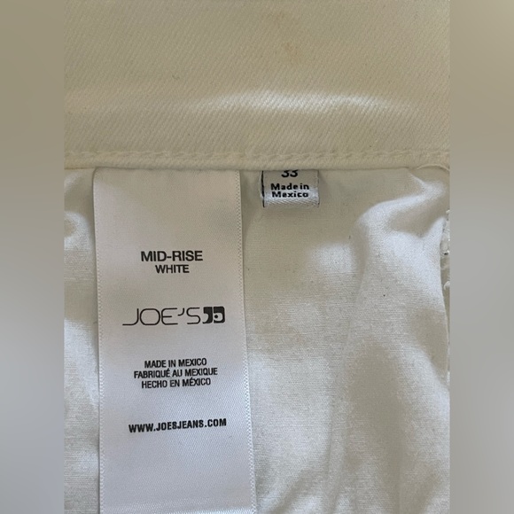 Joe’s Women's White Mid-Rise Skinny Ankle Jeans Size 33 NWT - Picture 8 of 9